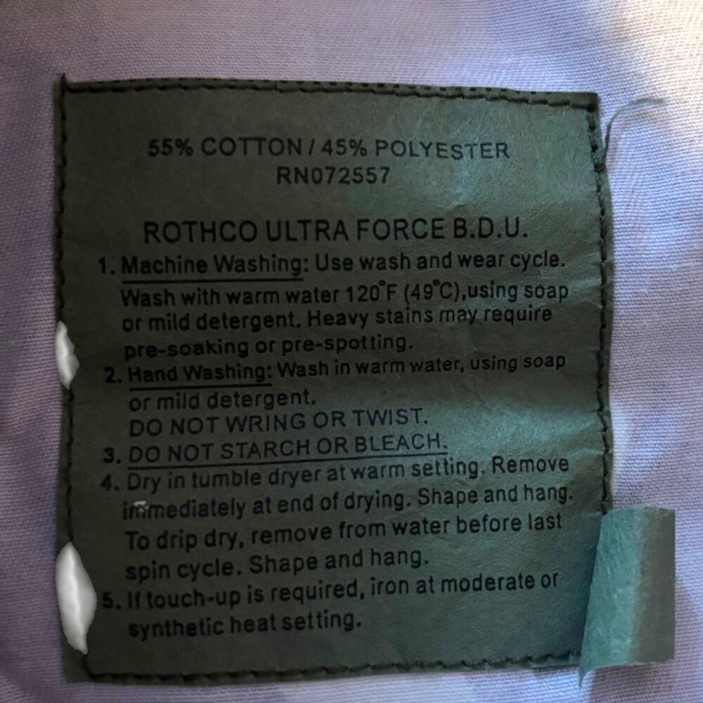 Rothco Men's XL Military‎ Purple Camouflage BDU Cargo Army Combat Pants RAVENS! - Picture 7 of 10